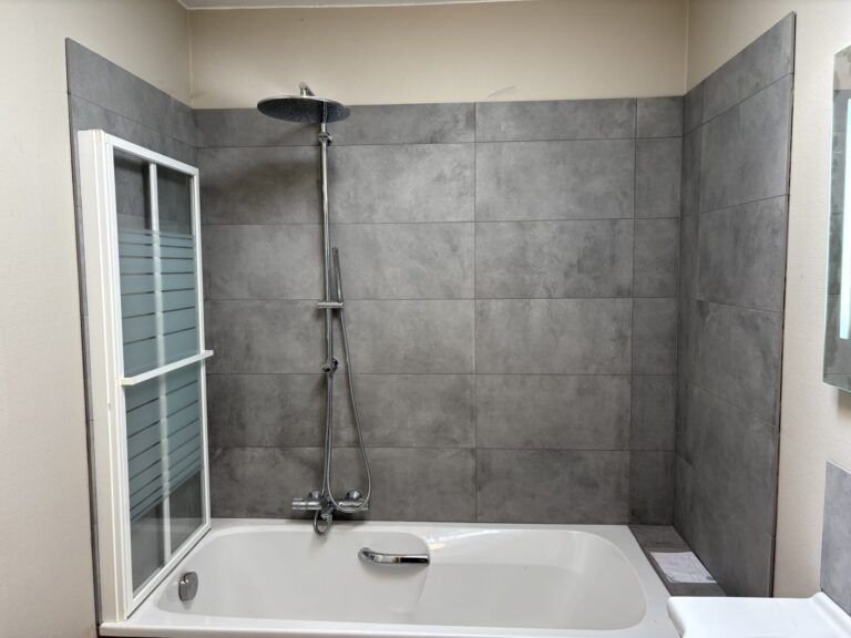 renovation baignoire carrelage pare bain